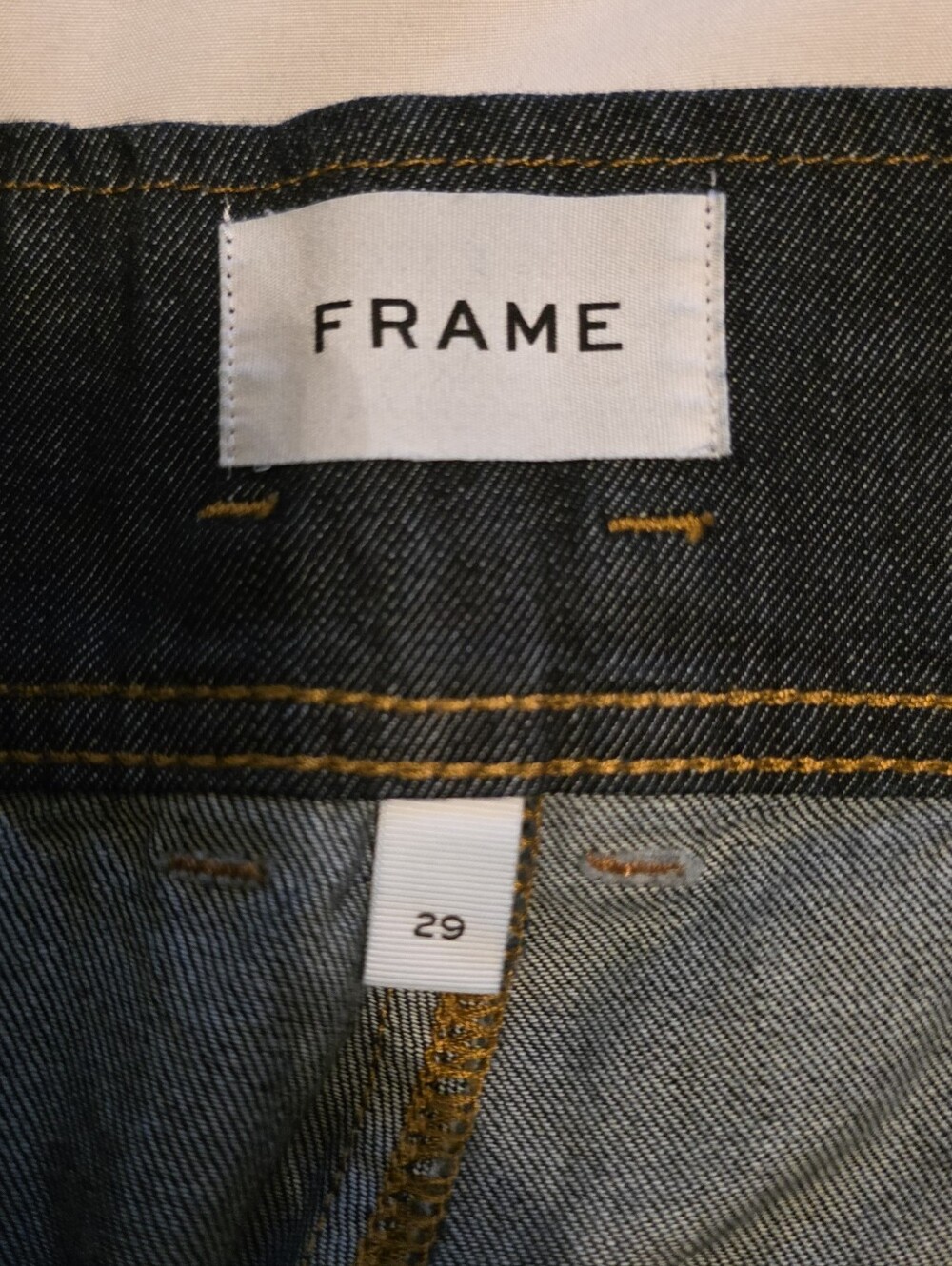 Frame The Cinched High Waist Jeans In Rinse Size 29 - Picture 3 of 13